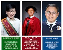 Candidates for graduation from the college of law wear uniform sombreros. Congratulation Philippine Association For Chinese Studies Facebook