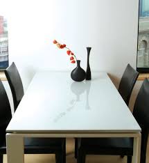 Brilliant White Table Top Tempered Glass Table Top Glass Top Table Glass Table