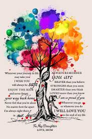 Happy mothers day quotes from son to mother. To My Daughter From Mom Hard Time Canvas Gift Md002 Bo Canvas To My Daughter My Daughter Quotes Daughter Quotes