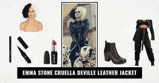 Emma stone as cruella de vil in disney's upcoming cruella. Cruella 2021 Outfits Complete Guide Usa Jacket
