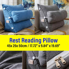 The best bolster pillow for comfortable head, neck and lower back support. 45cm Comfortable Breathable Triangular Wedge Lumbar Pillow Support Rest Sleep Neck Bolster Soft Headboard Home Office Cushion Cushion Aliexpress