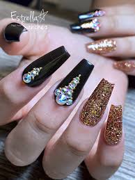 More images for unas acrilicas disenos bonitos » Black Nails Manicura De Unas Disenos Lindos De Unas Ideas De Unas Acrilicas