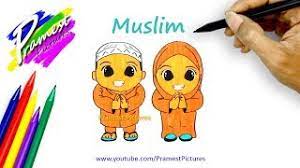 Mewarnai gambar kartun anak muslim 13 alquranmulia via alquranmulia.wordpress.com. Muslim Menggambar Mewarnai Gambar Kartun Anak Youtube