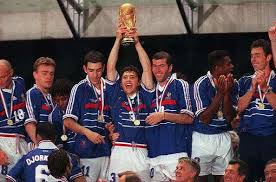 Laurent blanc gives france team mate fabian barthez a lucky kiss on the head before the world cup semi final against croatia in paris in 1998. Emmanuel Petit Questions France S 1998 Fifa World Cup Final Win Over Brazil