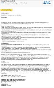 Competitive Company 2 List Of Jobs Data Analyst Design Management