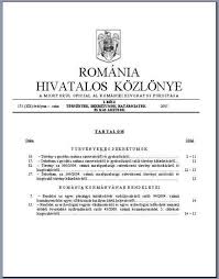 Hot√r¬re pentru aprobarea normelor de aplicare a legii nr. Magyar Nyelvu Jogszabalyforditas Monitoruloficial Ro