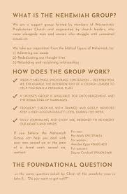 Sexual Integrity: the Nehemiah Group – Westminster Presbyterian Church –  Bryan