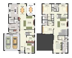 Which plan do you want to build? Duplex Small House Design Floor Plans With 3 And 4 Bedrooms