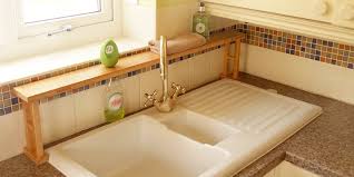 Shelving unit with cabinet15 3/4x10 5/8x52 3/4 . Sink Tidy Over Sink Shelf Bamboo Kitchen Shelves