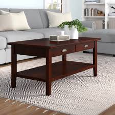 Cherry Coffee Tables You Ll Love In 2021 Wayfair Modern end or side table this chic round shaped end or side table is handmade of resin and features a beautiful geometrical design in.