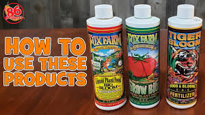 How To Use Fox Farm Grow Big Big Bloom Tiger Bloom Youtube
