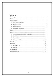 Contoh rumusan masalah objek wisata. 15 Contoh Daftar Isi Makalah Study Tour