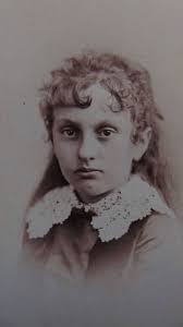 Ellen Louise Clacy, 'portrait Of A Young Girl 1875'