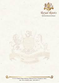 Moreover, many logos and other unique identifiers are also registered by the various state organs. Letterhead Design Royal Roots Letterhead Design Royal Cel