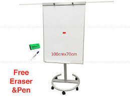 Linno Quality Mobile Flip Chart Easel Magnetic Whiteboard