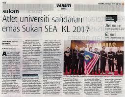 Berikut kami kongsikan 10 orang atlet yang kacak dan jelita yang bakal menjulang nama negara pada sukan sea tahun ini! Atlet Universiti Sandaran Emas Sukan Sea Kl 2017 Universiti Putra Malaysia
