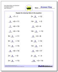 Basic algebra word problems worksheet. Pre Algebra Worksheets