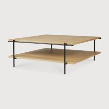 Brown/gold medium round wood coffee table with lift top. Oak Rise Coffee Table