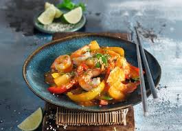 Crevettes A La Sauce Aigre Douce Plat Legume Recette Monsieur Cuisine Plus Soupe Patate Douce