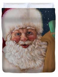 Jolly Saint Nick With Starry Night Jigsaw Puzzle by Walt Johnson