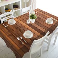 Get the right measurements prior to cutting the plywood to the dimension of the coffee table using a saw. Rustic Wood Plank Tablecloth Waterproof Wooden Texture Table Cloth For Rectangle Table Cover Squre Wedding Tablecloth Home Decor Tablecloths Aliexpress