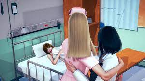 Doctor Fingering Nurse in Front of Patient At Hospital Room - RedTube