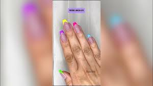 As unhas francesinhas coloridas são os modelos mais pedido nos salões de beleza, chegam mais coloridas e divertidas. Francesinhas Coloridas French Nails Shorts Youtube