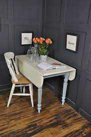 This Space Saving Drop Leaf Pembroke Table Is Just Perfect For Small Spaces When Leaves Are Extended Chic Dining Room Small Kitchen Tables Small Dining Table