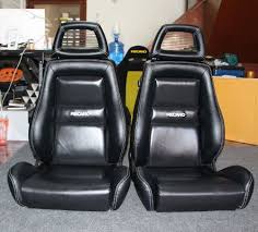 2 Jdm Recaro Lx Specialist Seats Net Headrest Racing Porche Eg Ek Auto Cars 70 Recaro