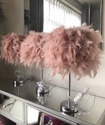 Table Lamps Page 1 Mydollhouse Decor In 2020 Pink And Silver Bedroom Feather Lamp Silver Bedroom Decor