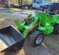 Mini wheel loader electric battery charging