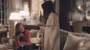 Olivia pope, played by kerry washington, and annalise keating, played by viola davis, are the most badass leading ladies. Gladiator In A Suit Olivia Pope And Annalise Keating Drinking Wine And