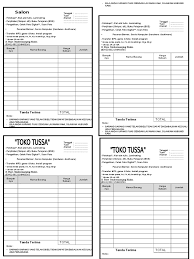 Cetak nota invoice kwitansi memo surat jalan ncr 4 ply 2 sumber : Download Nota Doc Rismax
