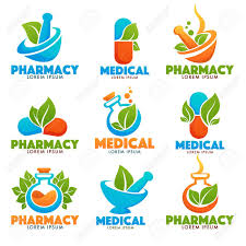 Download Eco Pharma Glossy Shine Logo Template With Images Of Bottles Royalty Free Cliparts Vectors And Stock Illustration Image 83586752 PSD Mockup Templates