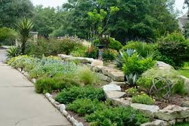 Use hard landscaping to make a feature of a sloping garden, allowing the incline to create dedicated, defined levels for different zones. Creating A New Garden And Dog Friendly Landscape Diana S Designs Austin
