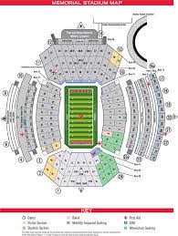 Online Ticket Office Seating Charts Nebraska Cornhuskers Football Nebraska Football Cornhuskers Football