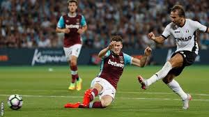 Echipa sportiva profesionista din liga 1. West Ham United 0 1 Astra Giurgiu Agg 1 2 Bbc Sport