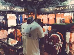 Lfc mens navy colourblock contrast zip kagool £45.00. Chris On Twitter Lfc Store In Abu Dhabi Today
