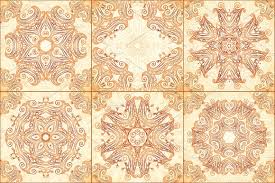 Mehndi Backgrounds Big Set Mehndi Patterns Background Vector Pattern