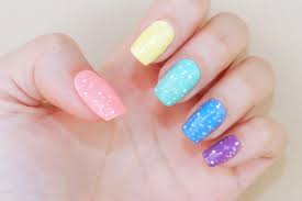 Unhas Candy Colors Efeito Spray Gostei E Agora
