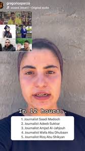 Israeli army killed 5 journalists within the past 12 hours ...  #thesilencing to hide #genocide