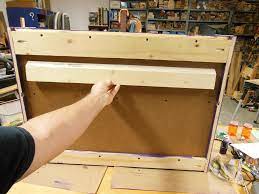 One half of the cleat will be installed on the wall and the other on the cabinet. French Cleats And How To Use Them Secure Cabinet Hanging