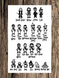 sticker harry potter stick figure famille assistant cadeaux faits main bijoux uniques coloriage de boules disco bricolage scintillantes vacances