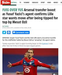 To see all content on the sun, please use the site map. Yusuf Yazici Icin Transfer Iddiasi