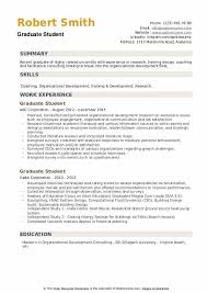 A student resume typically has little to no work experience and no employment history. Graduate Student Resume Samples Qwikresume