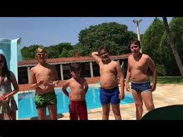 Fizemos um desafio na piscina e desta fez minhas primas não puderam estar comigo. Dia Desafio Na Piscina Drone Fest