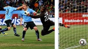 Muntari anotó el primer gol del juego. World Cup 2010 Uruguay Vs Ghana Highlights 1000 Goals