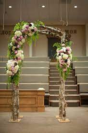Wedding Arch Flowers Asymmetrical Flowers Pinterest Wedding Arch Flowers Wedding Arch Wood Wedding Arches