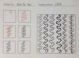 禪繞畫圖案設計zentangle Pattern Lolo Damy的快樂隨意作拼布刺繡禪繞 痞客邦 Zentangle Patterns Zentangle Tangle Pattern