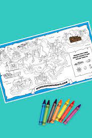 Break out the crayons so kids can color and count with one. Sea Patrol Printable Treasure Map Nickelodeon Parents